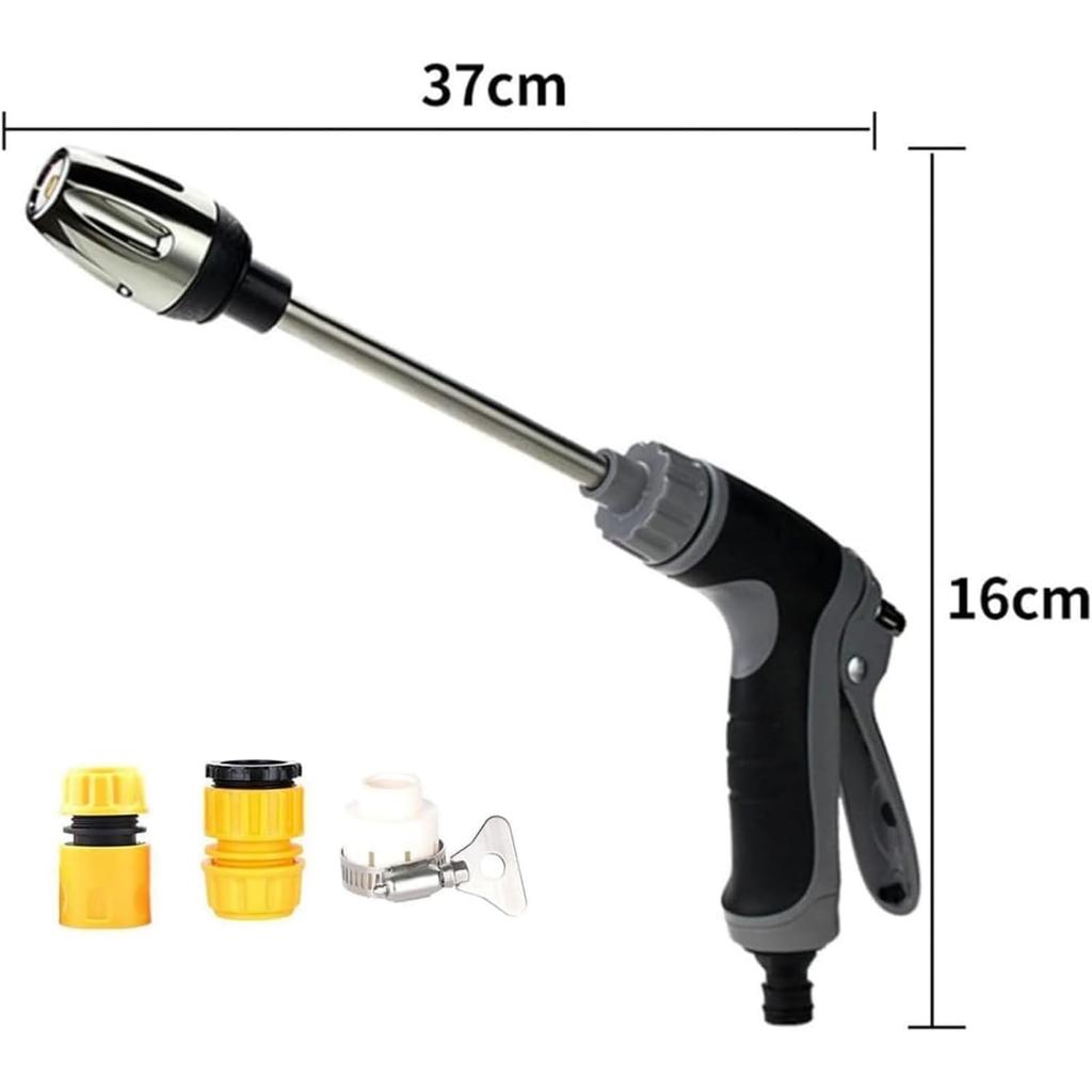 Handheld High Pressure Washer with 360° Rotating Garden Hose Pressure Power Washer Gun Waterblitz Turbowasher for Car Cleaning
