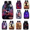 Spiderman Printed Durable Backpack With Adjustable Straps For School And Travel
