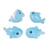 4Pcs Luminous Shark Ornament Sea Fish Figurine Model Diy Home Decor Aquarium Miniature Fairy Garden Decoration Accessorie