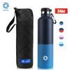 FJbottle Termo, Botella de vacío de Acero Inoxidable 18/10, Botella de Agua Deportiva, para Deportes al Aire Libre, Gran Capacidad, 1000 ml