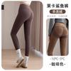 Hai-Hosen für Damen können nicht von der Ausrüstung fallen, Samt-Barbie-Hosen für Frühling, Herbst und Winter, dicke Bauch- und Hüft-Yogahosen, keine peinliche Linie