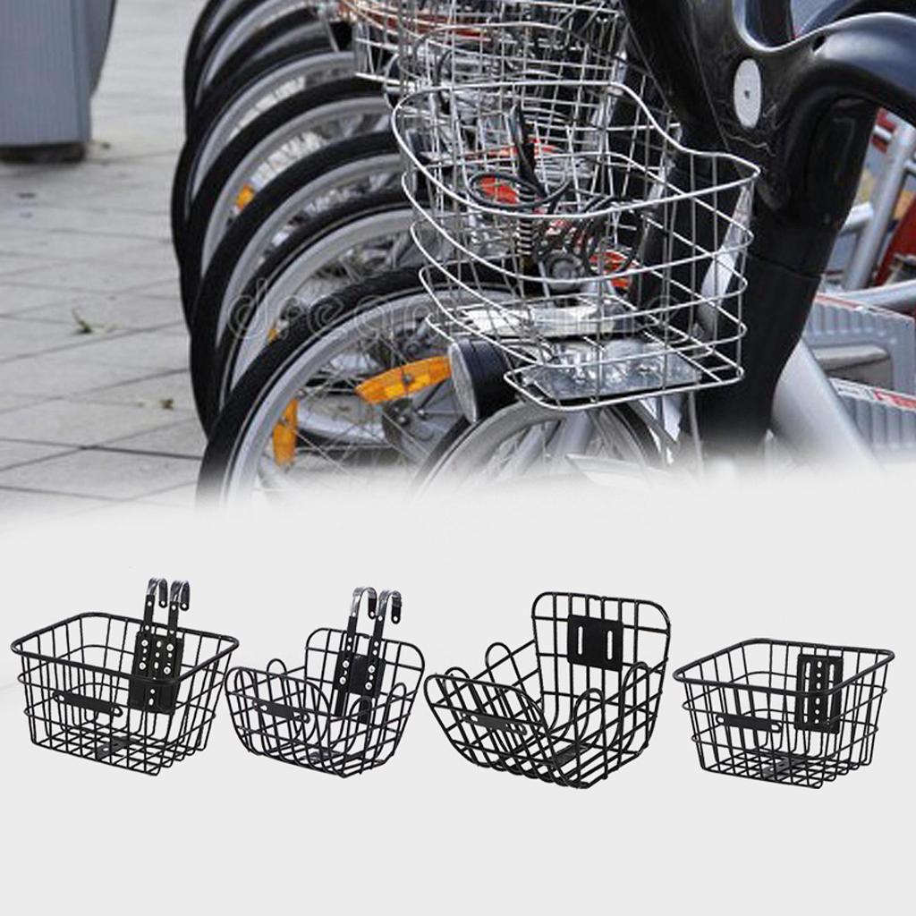 Front Kids Bike Basket Metal Sturdy Convenient Universal, Waterproof, Repair Part, Children Bicycle Basket, Easy Installation