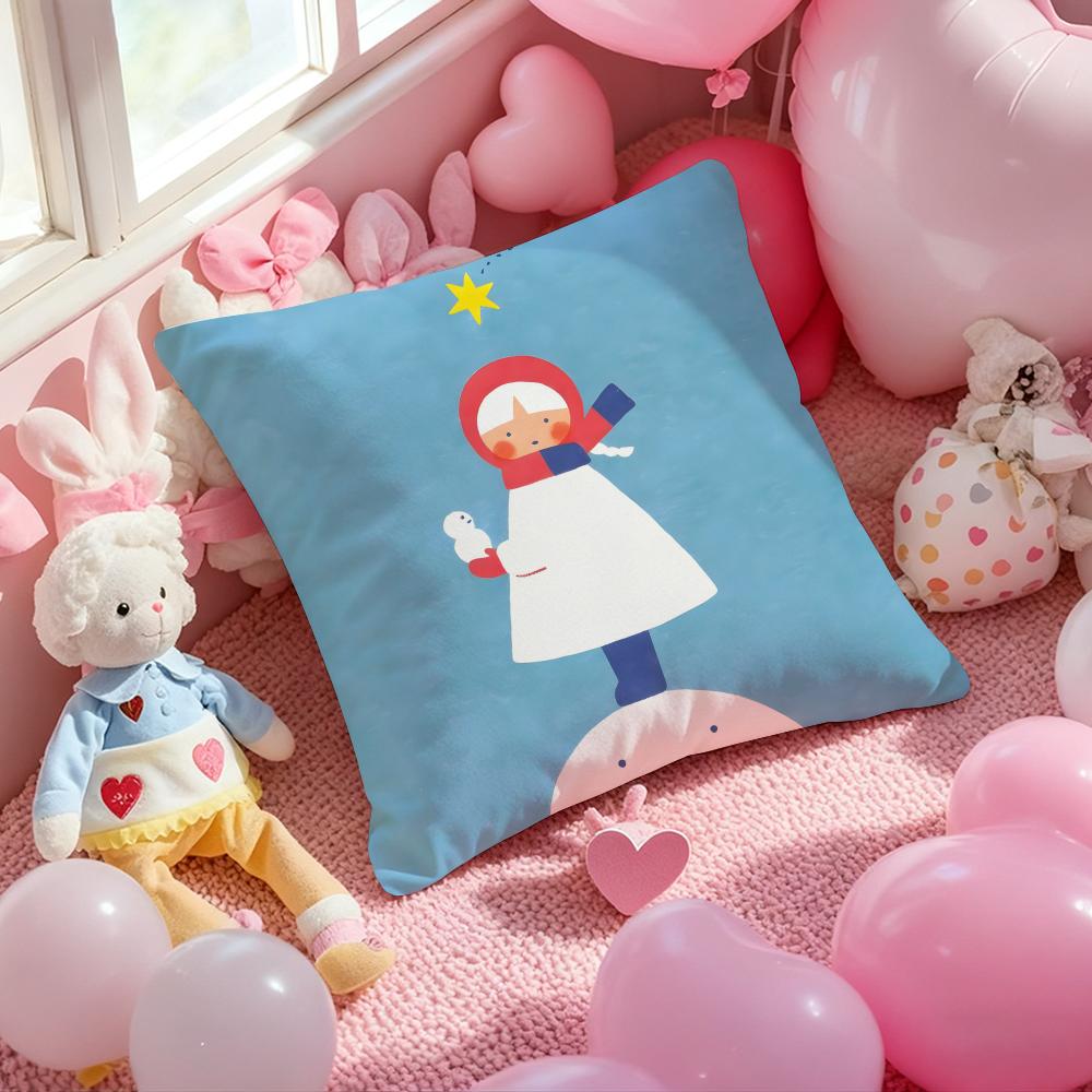 Aoyama Kazuyo ART Cushion Cover Pattern Printed Pillowcase for Living Room Sofa Cushion Cover & Bedroom Decor