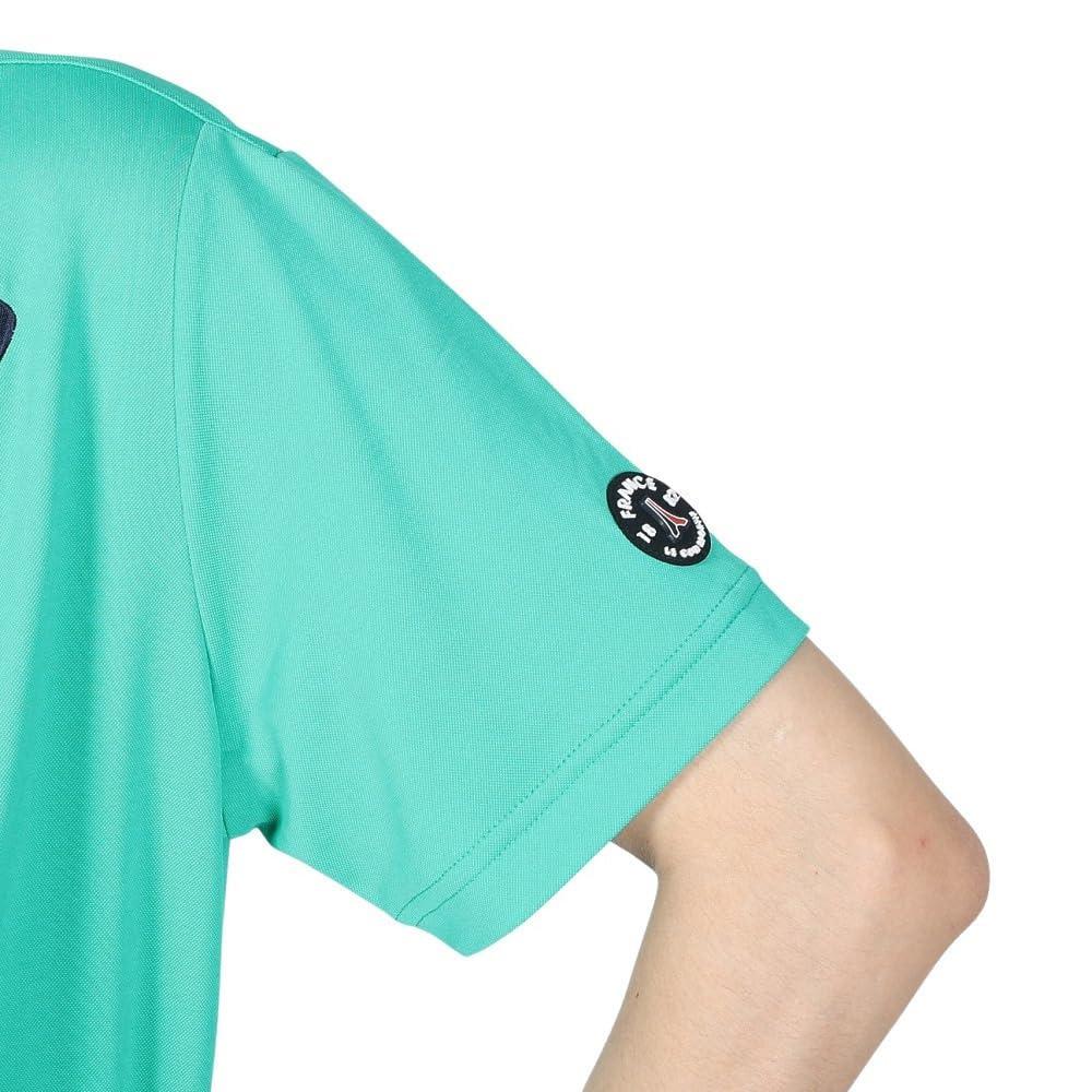 Coq Sportif Tričko s krátkým rukávem Základní Jednoduché Absorbující pot Rychleschnoucí Strečové Ochrana proti slunci Golfové QGMXJA02 GR00 [Le Golf] [Stretch Forcer] UPF50+ Pánské