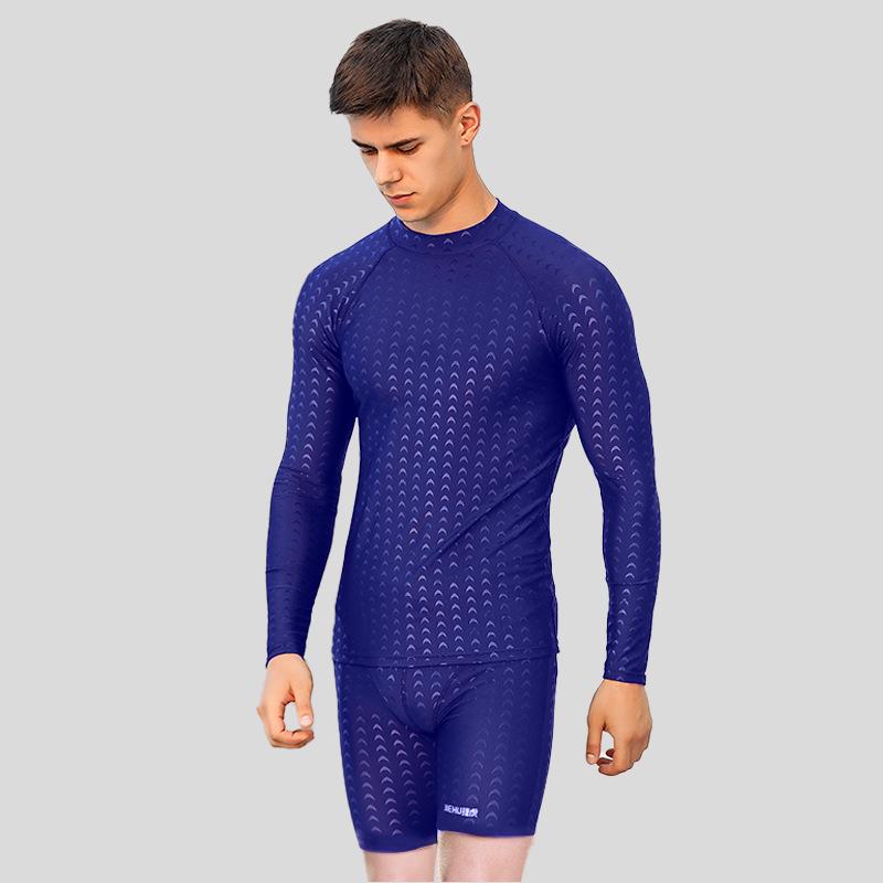 Herren Schnelltrocknende Wasserdichte Badehose - Enganliegende Fünf-Punkt-Bademode