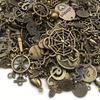 Misto Vintage 100pz Casuale Lega Bronzo Antico Ciondolo Charms Fatto a Mano DIY Bracciale Pendenti