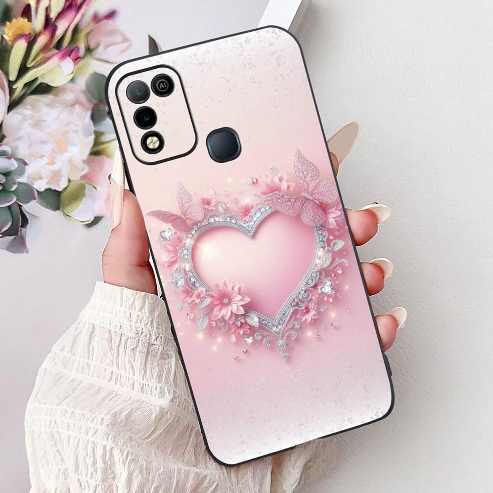 For Infinix Hot 10 X682C 10s X689B 10play X688C Back Cover For Infinix Hot 10 Play Case Shockproof Fashion Cute Cartoon Silicone