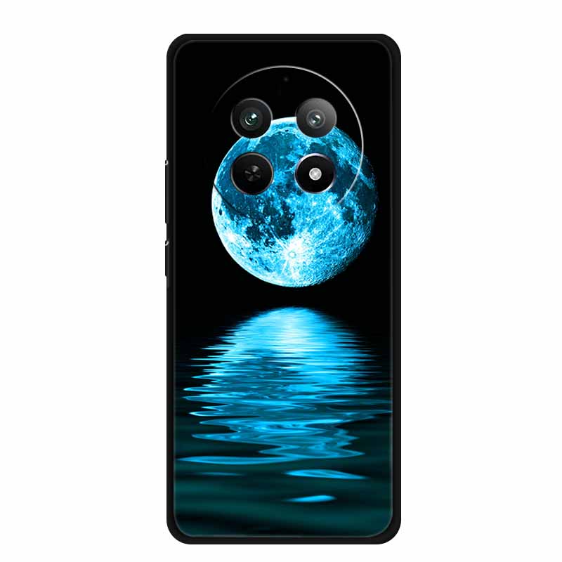 Phone Case For Realme 13 Pro Plus Case Protective Black Silicone Soft Coque For Realme13 Pro Plus Back Cover Case 13Pro Plus Bag