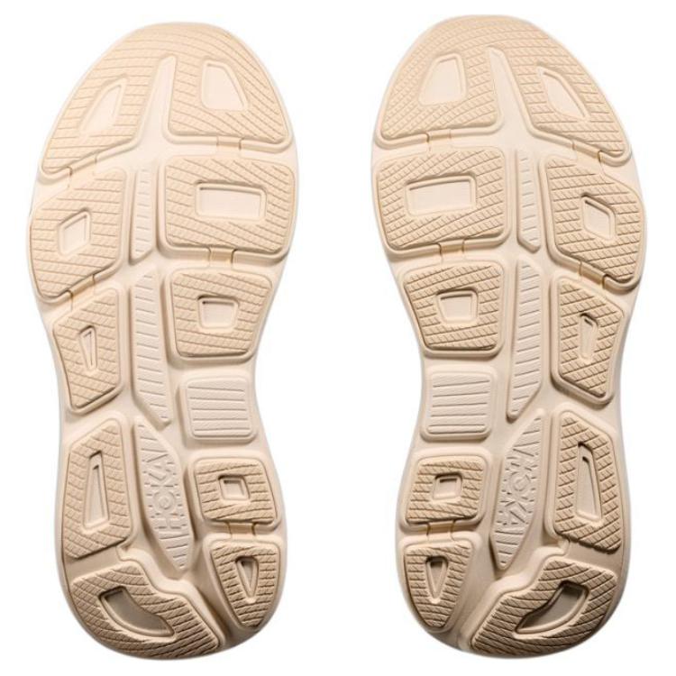 HOKA Bondi 9 Wide Vanilla Birch Women Sneakers Cream 1162014-VCH