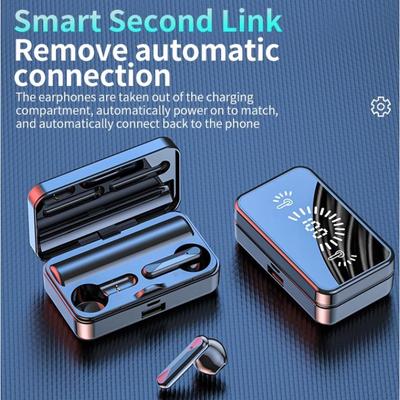 S20 Mirror Surface Wireless Bluetooth Headset Mini Invisible Long Standby Bluetooth Headset