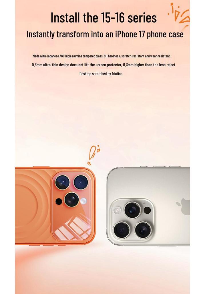 iPhone 17 Pro Max Magnetic Wave Pattern Protective Case