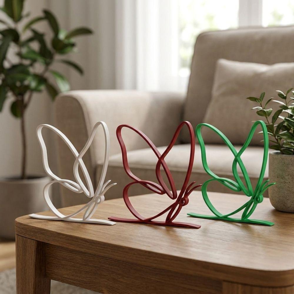 Modern Butterfly Abstract Ornament 3D Printed Butterfly Vibe Table Craft Entryway Accent