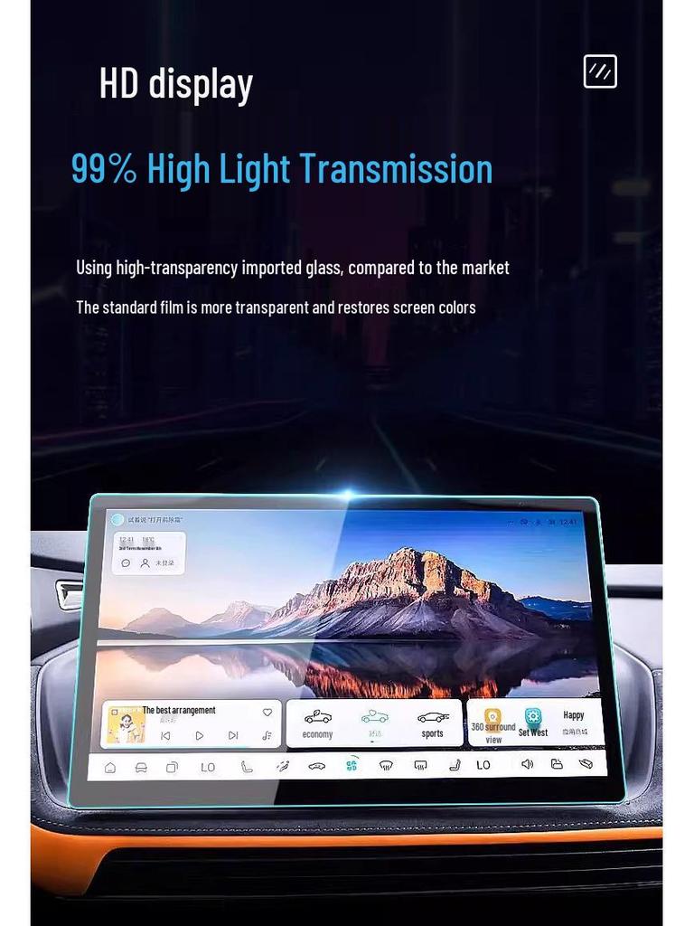 Tempered Film Screen Protector for Deep Blue SL03 Dashboard & Navigation (25 Models)