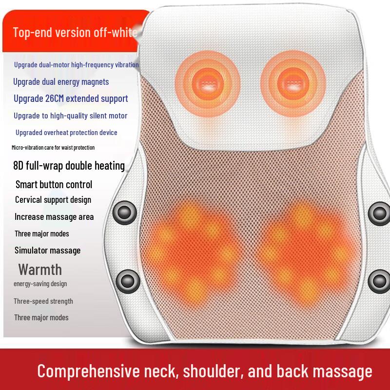 Enlong Heated Kneading Full Body Massage Pillow CN Plug (adapter Included)