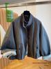 Women's European-Style Stand Collar Trench Coat - 2025 Casual and Loose Fit
