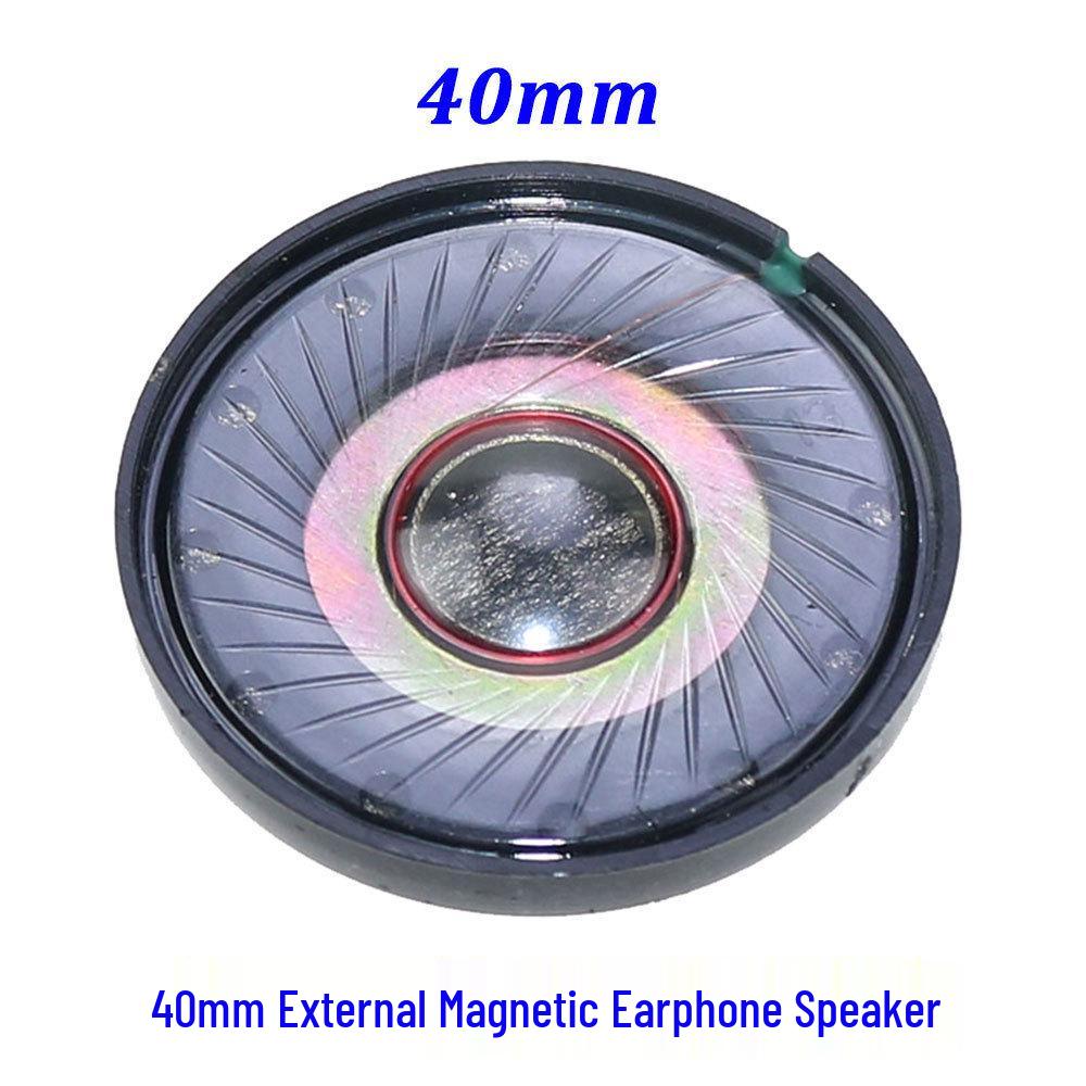 27/30/40/50mm Bluetooth Headphone Speaker Unit with Cover, 32 Ohm, Head-mounted Loudspeaker