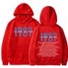 Taylor Ers r 0 Ccert Crewc Swift 1989 Unisex hettegenser med hette for kvinner