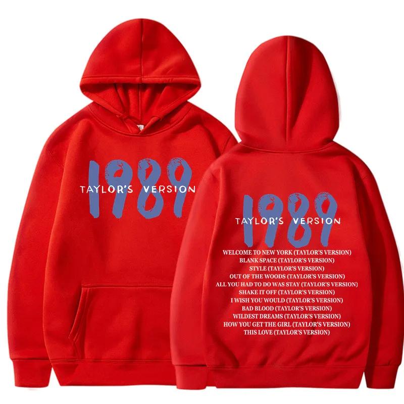 Taylor Ers r 0 Ccert Crewc Swift 1989 Unisex hettegenser med hette for kvinner