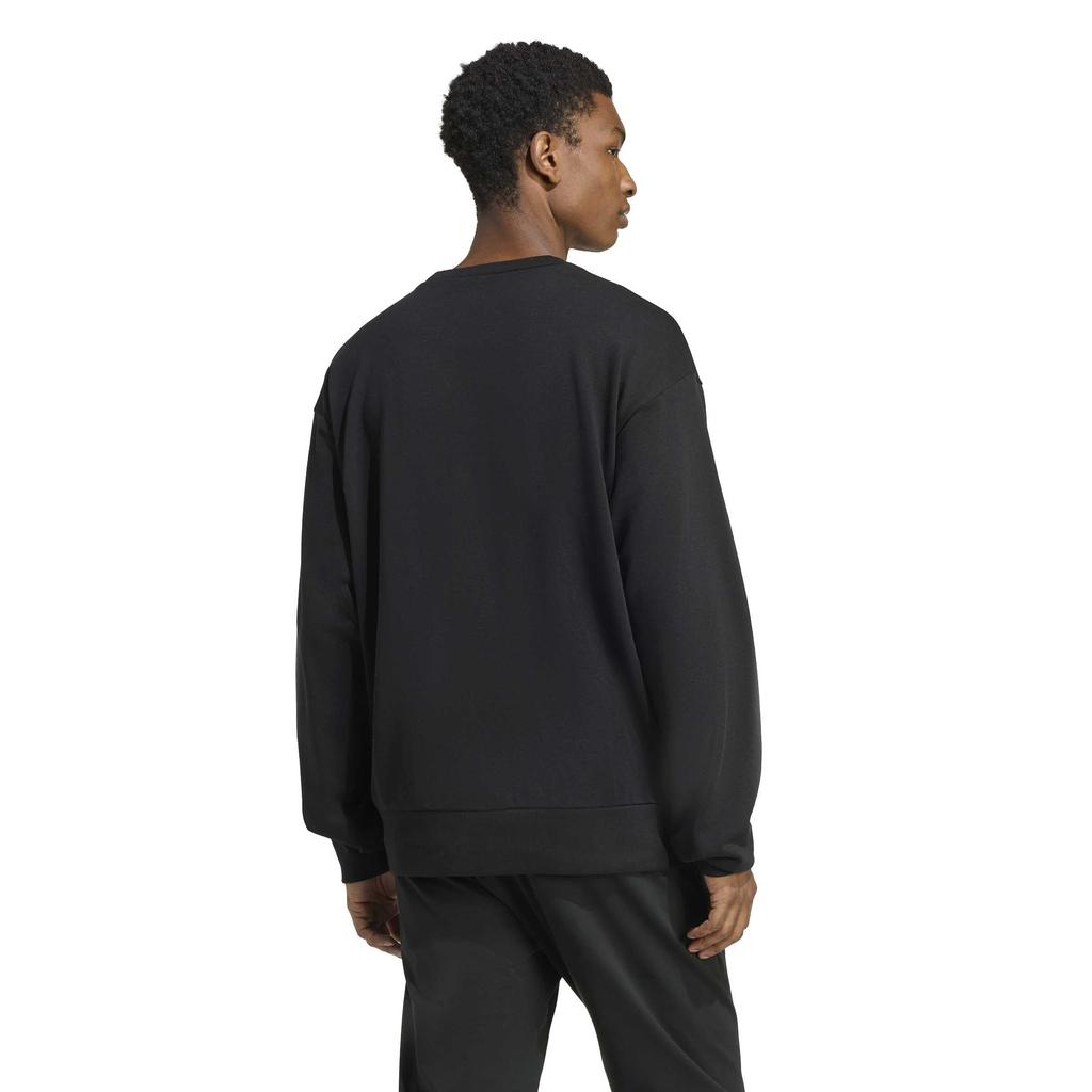 LIN VL Sweat Crew IF573 L [Adidas] Men's Black/White (KE1417)