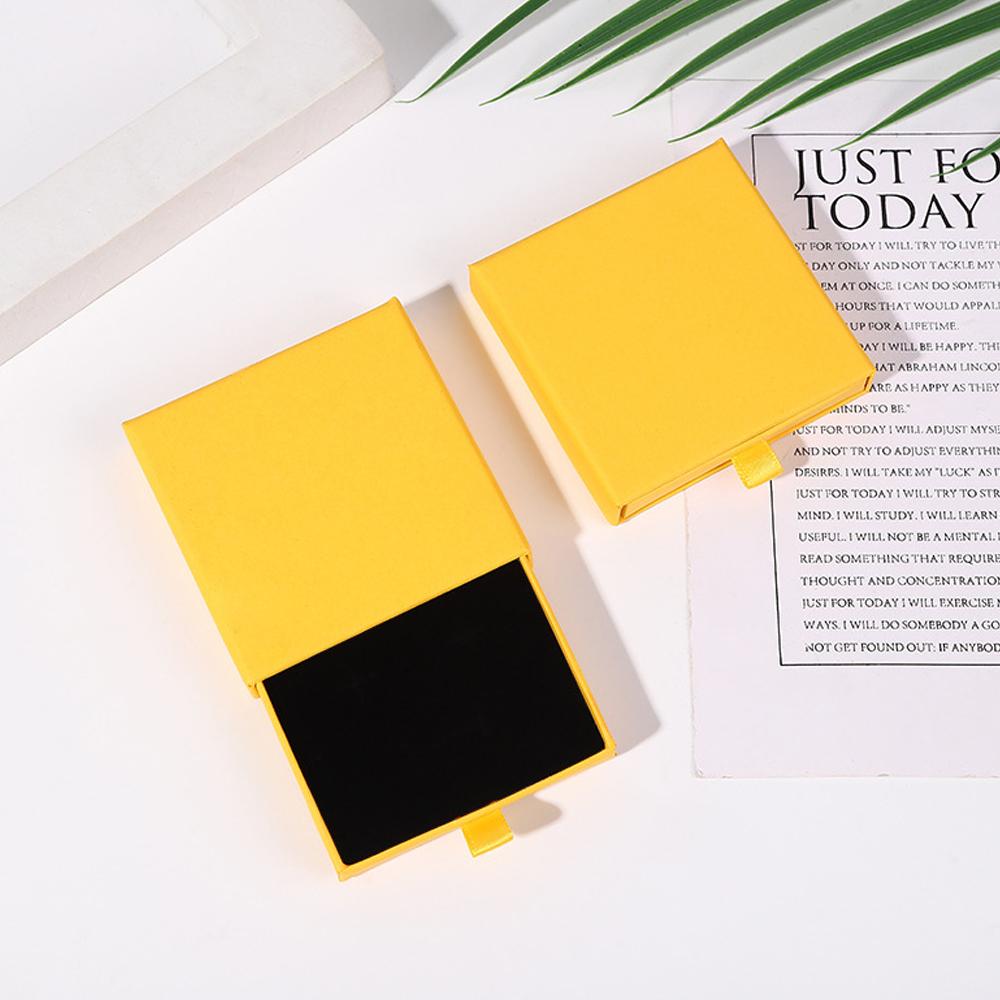5pcs Jewelry Drawer Organizer Box Ring Earring Bracelet Necklace Pendant Portabl Storage Paper Case Jewellery Packaging Display