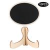 10Pcs Wood Mini Display Blackboard Art Craft Desktop Message Board Ornament for Wedding Decor