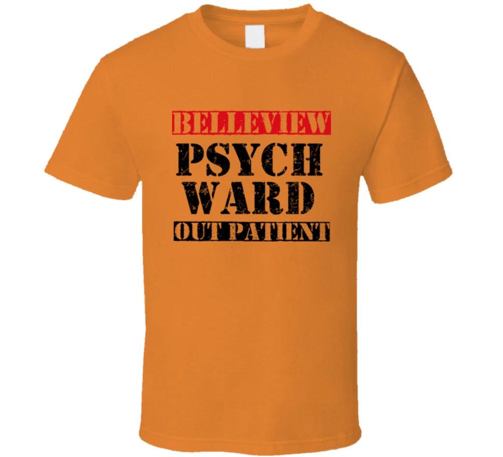 

Belleview Psych Ward Outpatient Funny Halloween Costume Nyc T Shirt XL