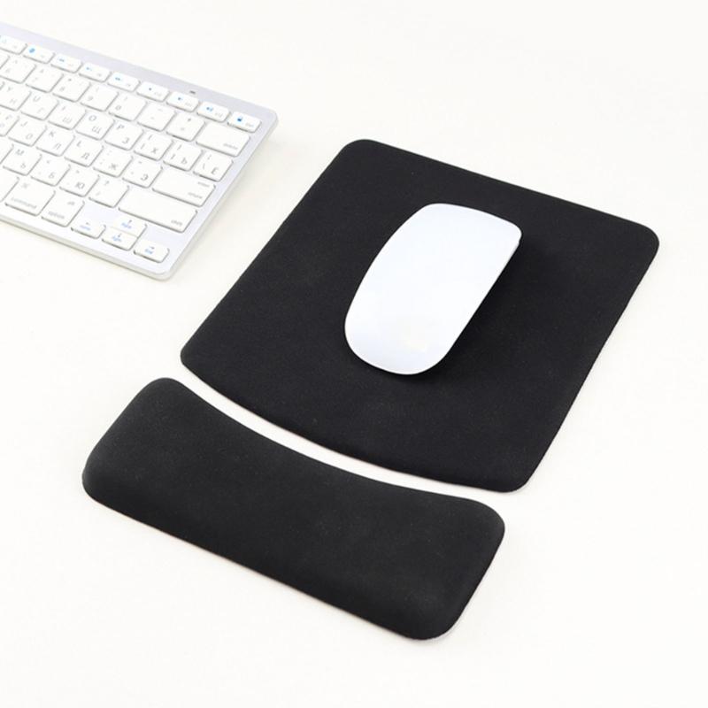 Flexible Split Design Silicone Wrist Rest Mousepad Skid Comfort Computer Accessory