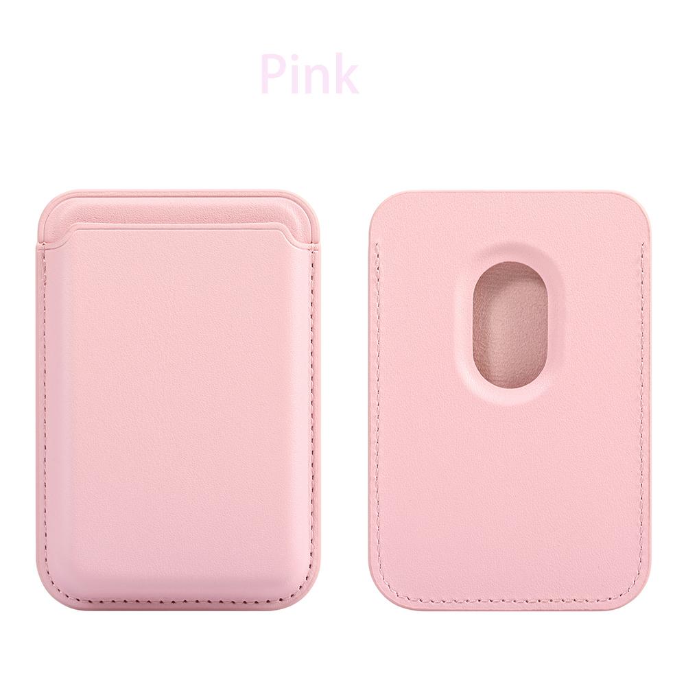 Carteira Magnética Universal de Couro MagSafe Porta-Cartões Bolso para Cartões com Fixação Forte para Iphone Samsung Xiaomi OPPO Motorola Google