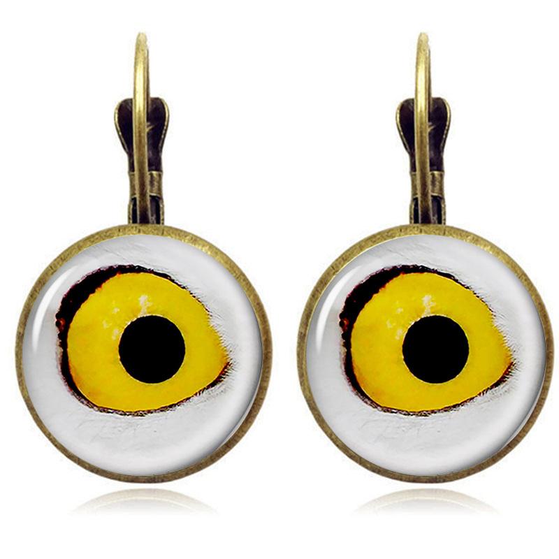 Fashion Earring Y2K Vintage Marigold Time Gem Flower Ear Buckle