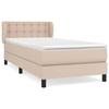 3127288 vidaXL Divan Bed with Mattress Cappuccino 90x190 Cm