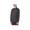 Carhartt WIP Solid Logo Button Long Sleeve Shirt Men shirts Charcoal I023339-1ZY-XX