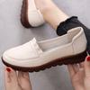 Doudou shoes soft leather Oxford sole flats spring and autumn non-slip soft sole medium and old single shoes casual and comfortable