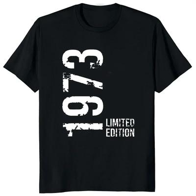 New Style Novelty 51th Birthday Gifts Vintage 1973 T Shirts Graphic Streetwear Casual Fashion Short Sleeve Summer Style Tshirt