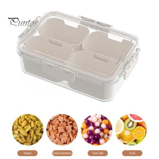 Snack Box with 8 Compartments Space-Saving Snack Plate for Sweets Nuts Fruit Storage Snack Tray Versatile Snack Organizer