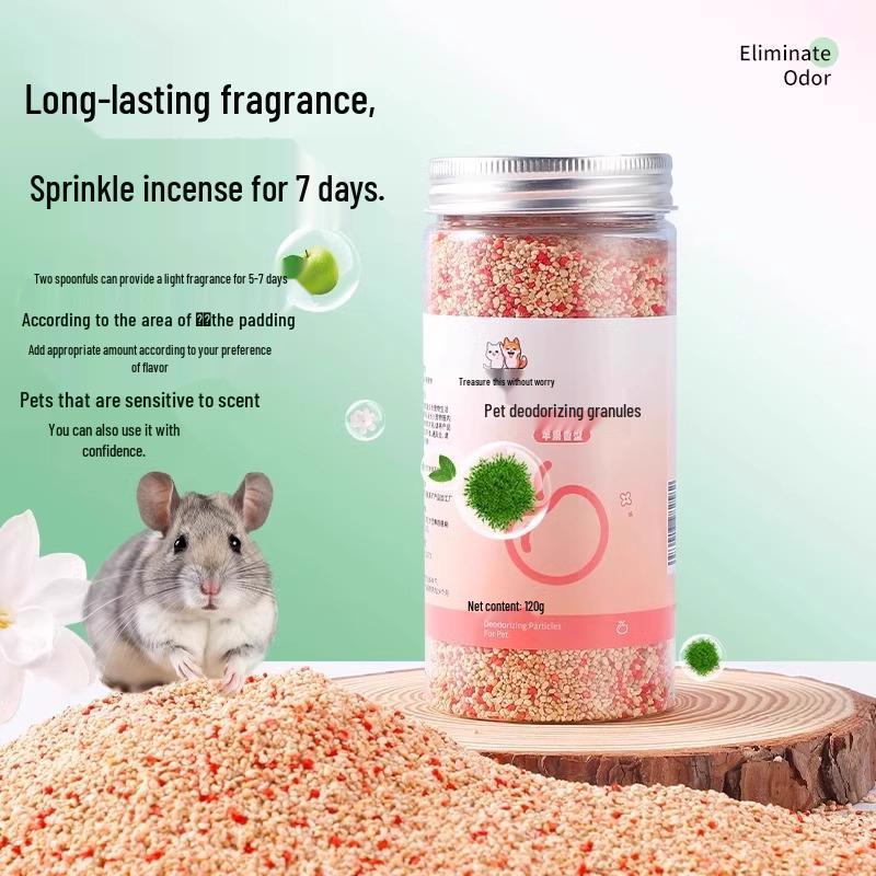 Frete grátis: Partículas Desodorizantes para Hamster - Forração de Controle de Odores para Areia de Urina de Urso Dourado