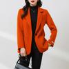 Autumn New Double-sided Wool Short Small Suit Coat Slim-fitting High-end Small Woolen Coat Women