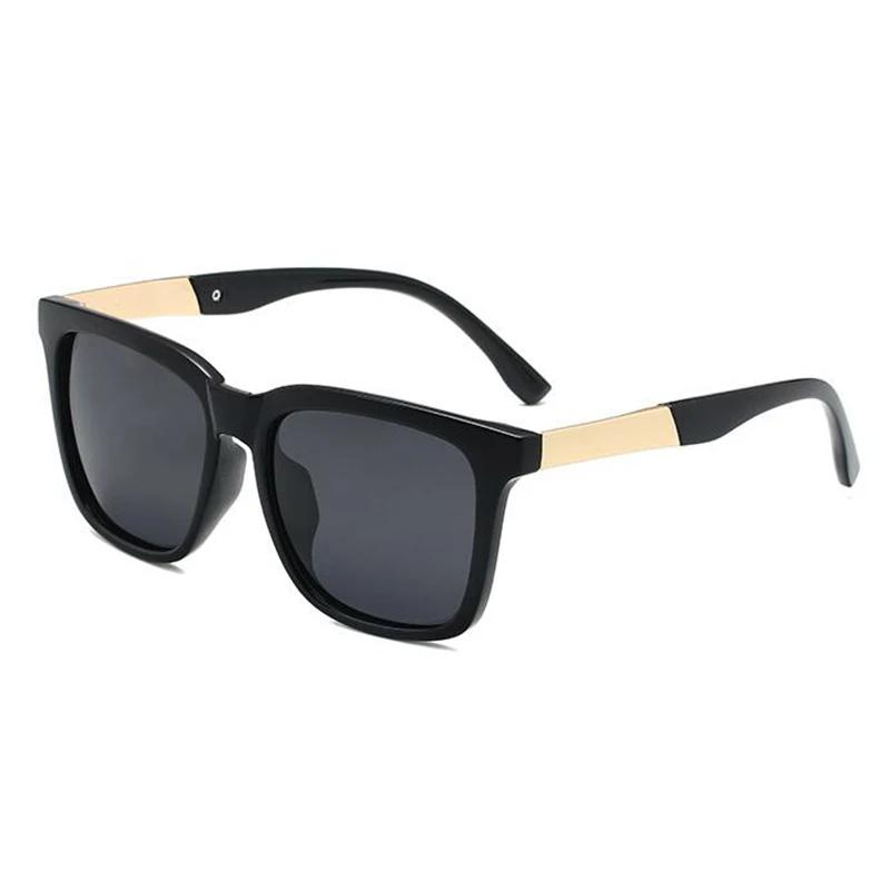 Damen Retro Myopie-Linse Quadratische Sonnenbrille Herren Metall Fahrer Korrekturbrille Damen 0 -0,5 -0,75 -1,0 Bis -6,0