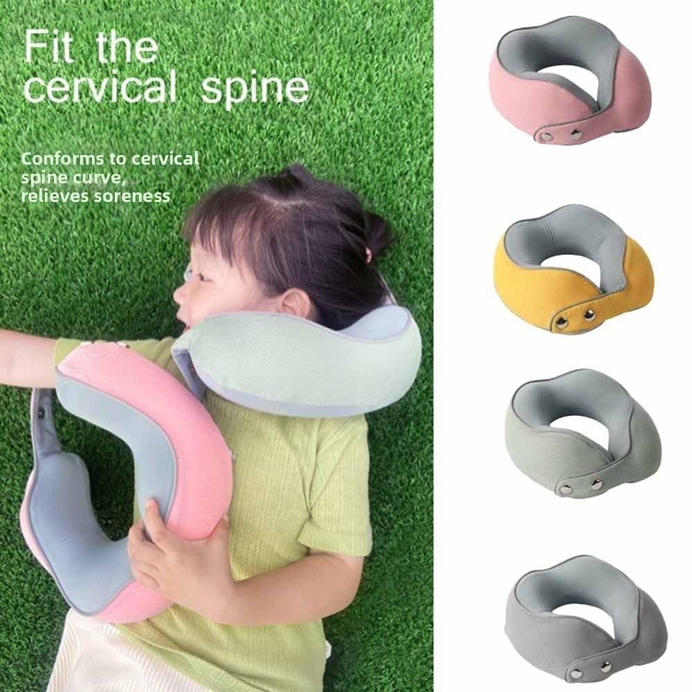 Portable Neck Pillow Multi-functional Comfort Support U Shape Pillow Soft Material U-shaped Design Nap Pillow Airplane Travel