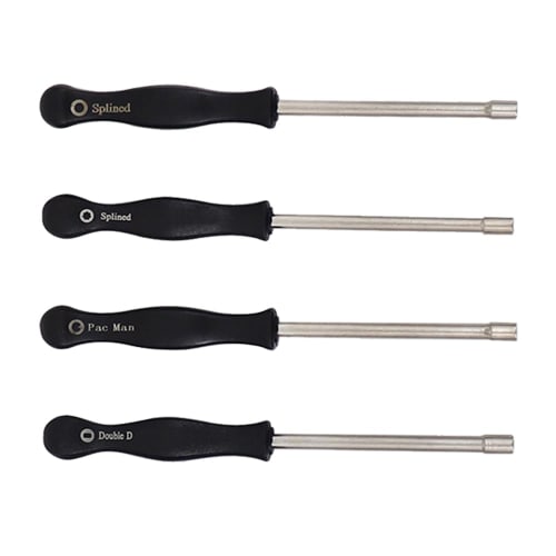CHANGJIQ Manual Adjustment Tool Kit, Set of 4, 21-Tooth Spline, Double D, 7-Tooth Spline, Pac-Man Repair Tool, Engine Tool, Repair Kit for Small Motor