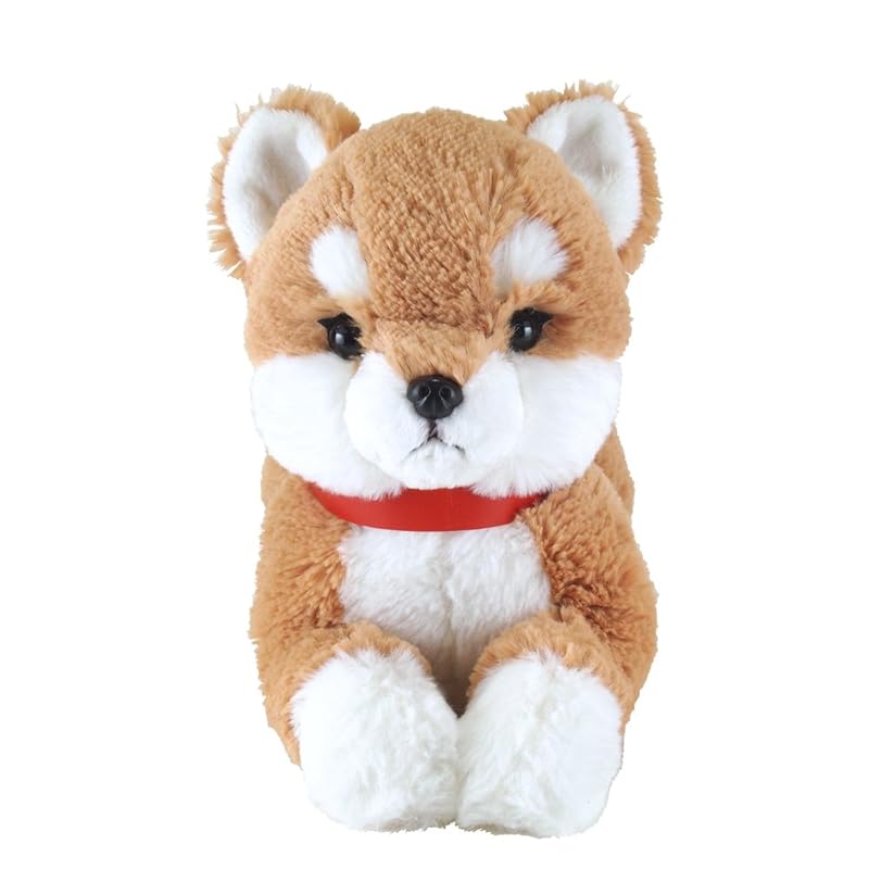 SUN LEMON Shiba Inu Lap Dog Plush Toy, Beige, Small, P-3052