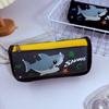 Cartoon Shark Pencil Case Large Capacity Stationery Organizer New Stationery Bag  Students