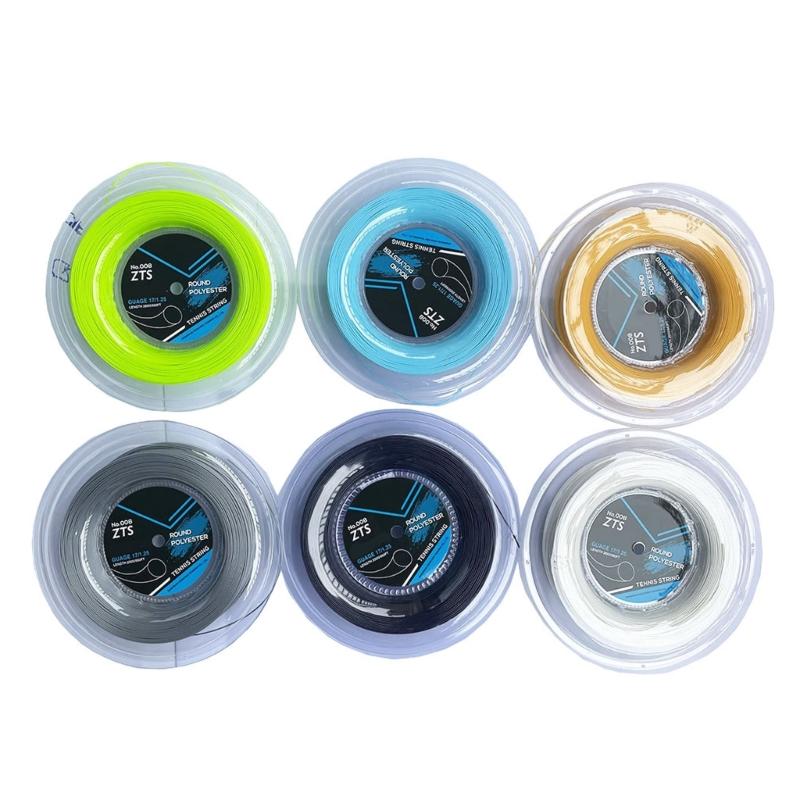 Elastic Tennis String Reliability Tennis Racket String Versatiles Tennis String for Consistent Play and Reduced Friction