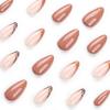 Almond Wearable Nail Stickers - False Nail Tips for Manicures