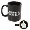 Middle Finger Ceramic Coffee Mug Foreign Trade Rude Water Cup