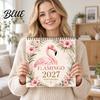 Student School Year Planner with Calendar Hanging Flamingo Wall Organizer 2027 12 Monthly Large Grid
