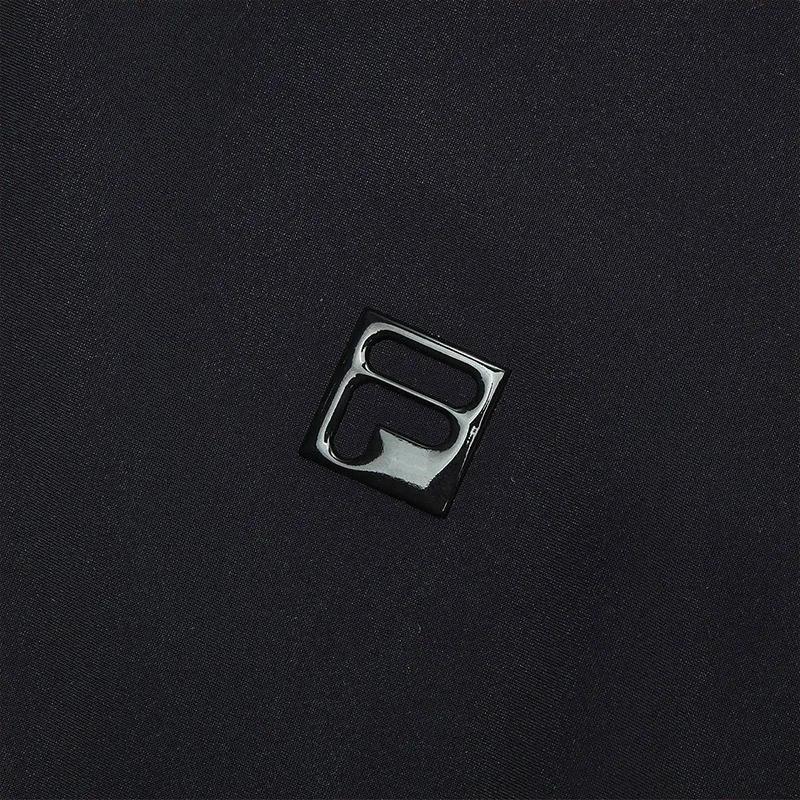FILA Polo Shirts Men's Black Polo Collar Thin Straight Fit (Unisex) Polo Shirts A51M425144ABK