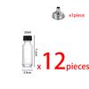Modern Glass Liquid Bottles with Lids,Suitable for Ginger Juice,Oil,Mini-60Ml Eco-Friendly Juice Containers with Pouring Funnel