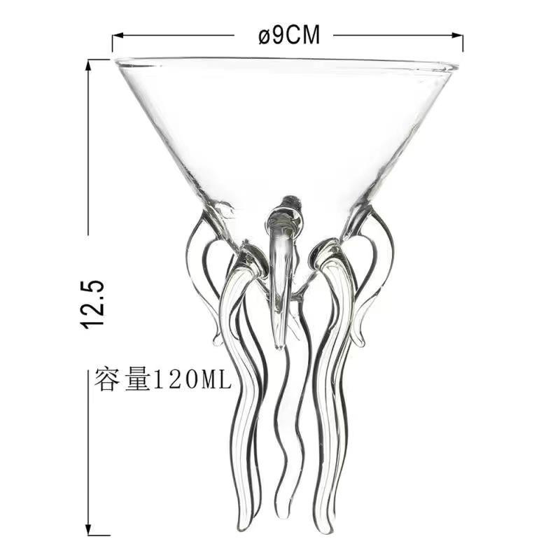 

Creative Octopus Cocktail Glass Personalized Jellyfish Glass Octopus Wine Glass Martini Bar Glass
