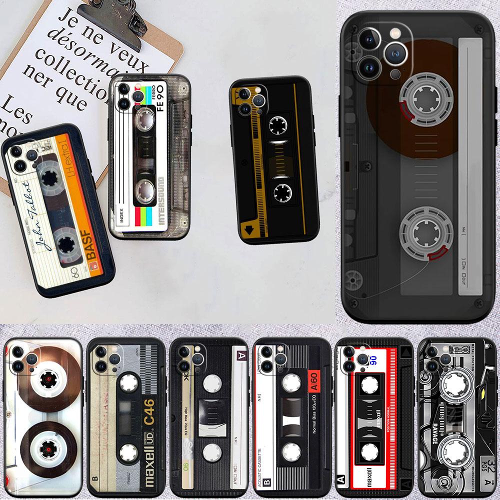 PP17 Cassette Vintage Tape Case for Motorola Edge 60 60s 70 G86 G56 G54 E14 G04S G45 G54 G64 S30 S50 X30 X40 X50 Ultra Pro Power