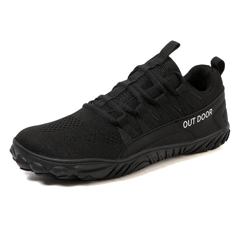 Five Fingers Wide Head Hiking Shoes Hiking Shoes Flying Woven Shoes Casual Sports Men's Shoes Non-slip Building Shoes Cycling Shoes
